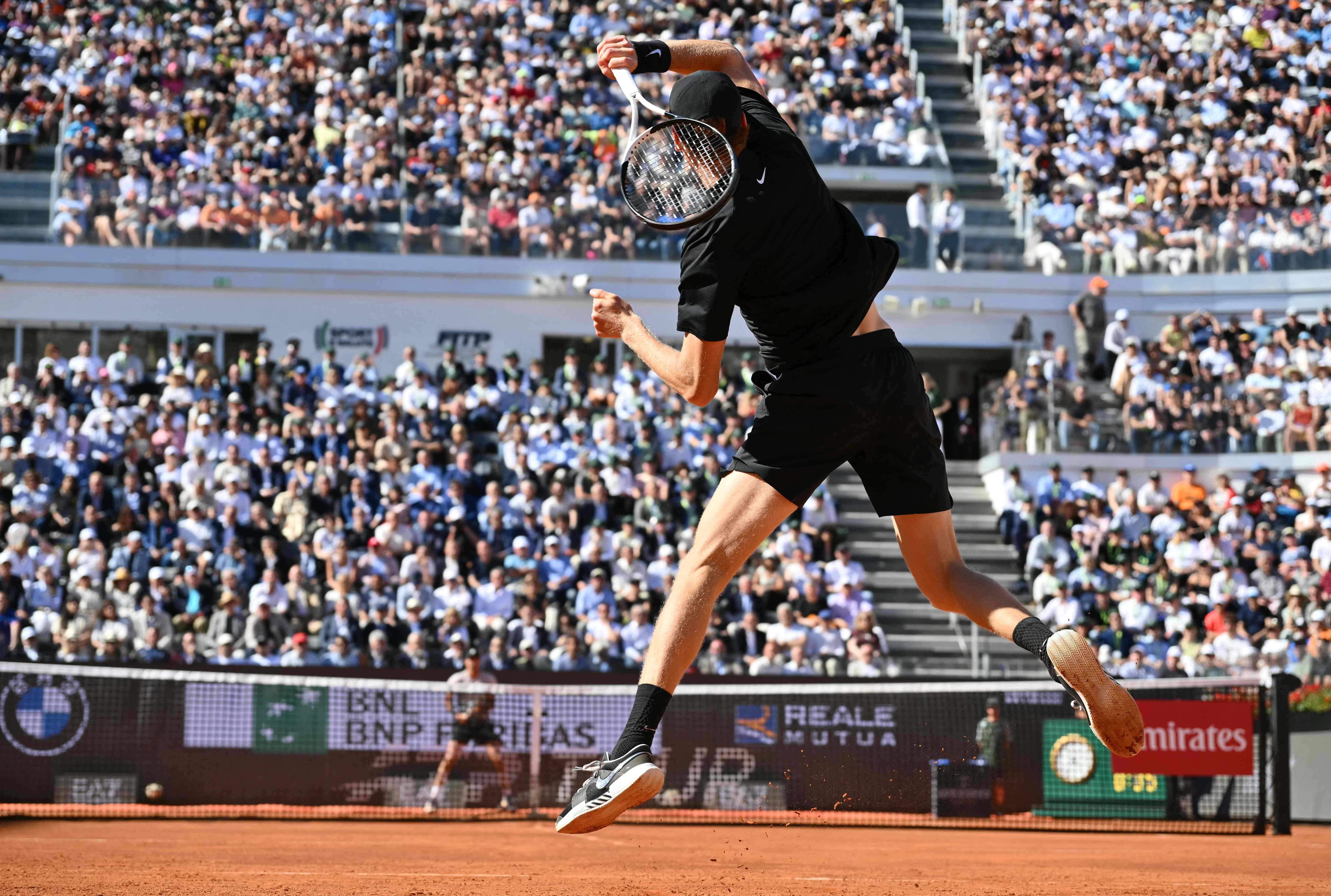 (外代二线)网球——ATP1000罗马站:辛纳晋级16强